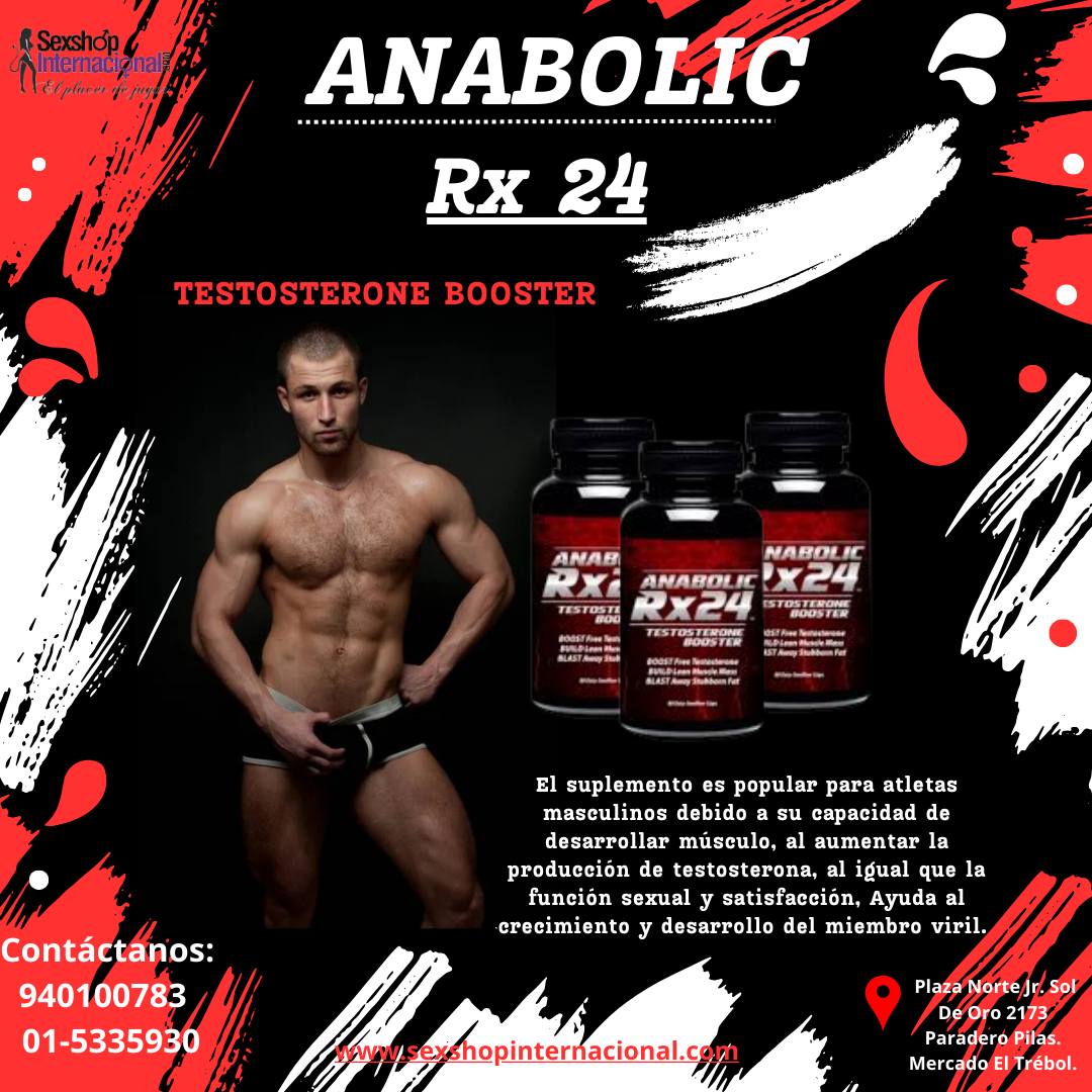 ANABOLIC RX 24 Testosterona Energizante